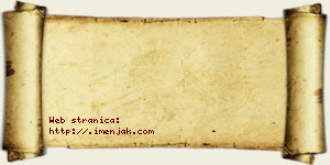 Jovana Živkić vizit kartica